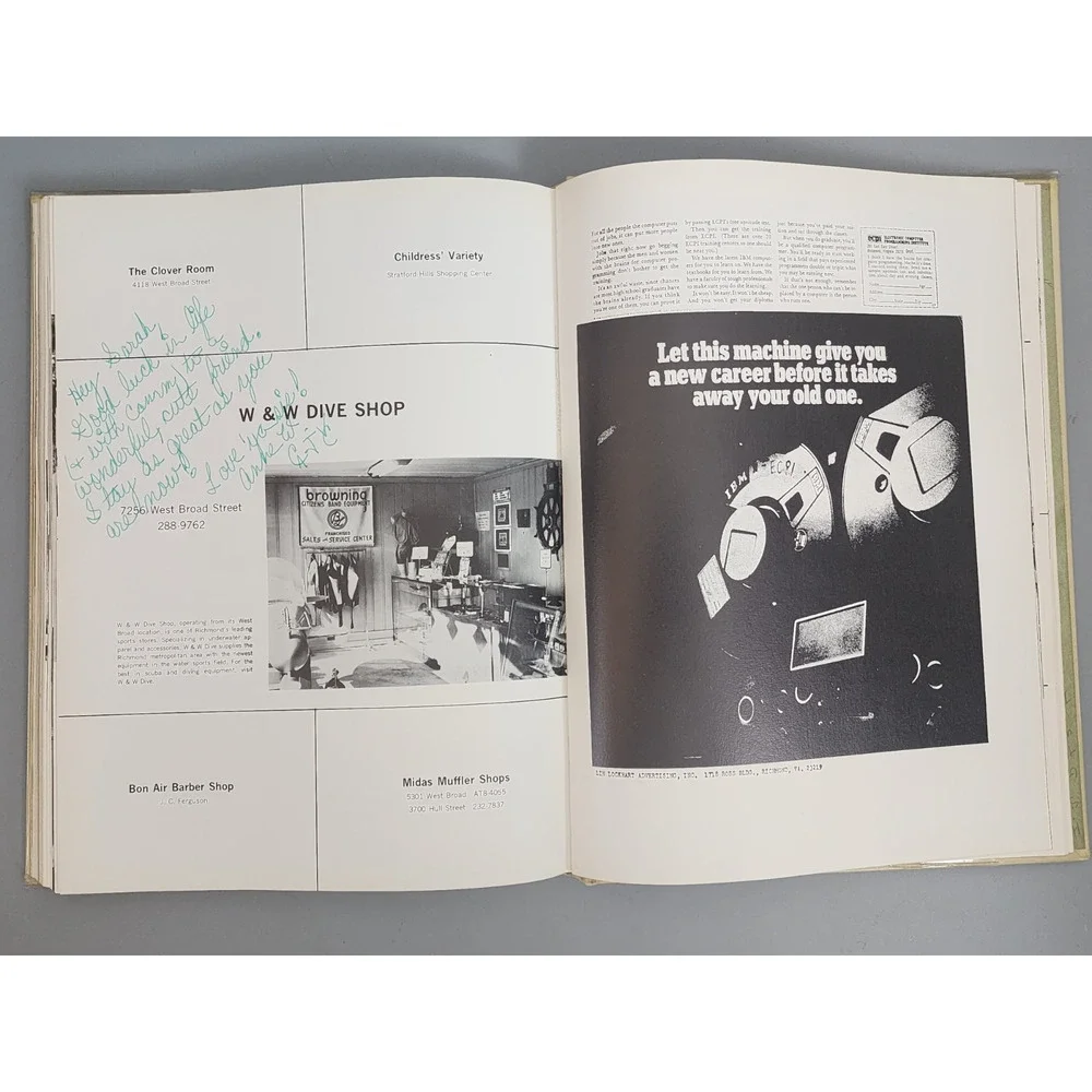 Talon Yearbook 1967 Huguenot High School Richmond, Virginia